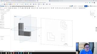 Additive Modeling amp Dimensioning Drawing 2  Day 24 of 100 OnShape Journey [upl. by Yebba778]