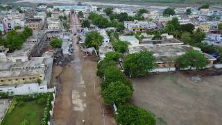 Mantralayam  Raghavendra Vrundavana Temple aerial View birdseye view [upl. by Ahsikad]