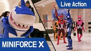 MiniForceX Live Action  MiniForce VS Shark [upl. by Chan]