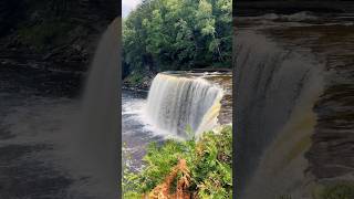 Tahquamenon Falls Upper Falls waterfall water [upl. by Towrey]