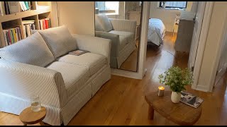 vlog new couch and interior details [upl. by Xenos]