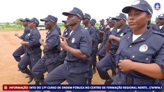 Encerramento do 17º Curso de Ordem Pública no Centro de formação regional Norte [upl. by Waverley]