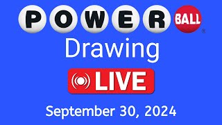 Powerball live Drawing results form Monday September 30 2024  Powerball Drawing Live [upl. by Mascia]