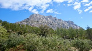 Randonnée SainteVictoire  Croix de Provence par le Pas du Berger et le Pas du Moine en 4K [upl. by Nosle615]