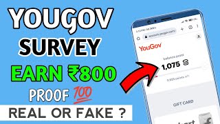 Yougov Surveys Real Or Fake  Yougov Surveys In Hindi  Yougov Survey Not Coming [upl. by Nylirac68]