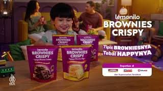 LEMONILO BROWNIES CRISPY Tebelin Happynya yuk [upl. by Fontana495]