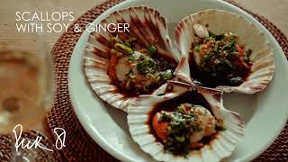 How to Cook Grilled Scallops with Ginger and Soy  Rick Stein Recipe [upl. by Nnaul]