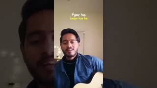 Bekarar Karke Hame Yuh Na Jaiye x Pyar Hua  Cover Song  Vishal Pundhir  Shorts [upl. by Qifahs964]