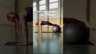 FITBALL abs fitball abspilates addominali [upl. by Brey]