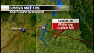 30 fire fighters respond to Whiteman Lumber Co [upl. by Vergil]