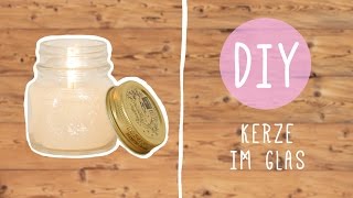 DIY mit Nina Moghaddam Kerze im Glas [upl. by Lyons]