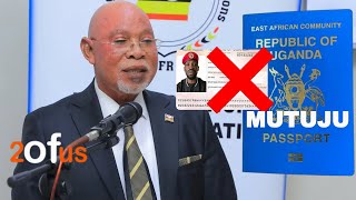 OKUSAZAMU PASSPORT YA BOBI WINE BAMAZE NEBAKITUKIRIZA TAKYASOBOLA KUFULUMA UGANDA MUTUJU [upl. by Wallas]