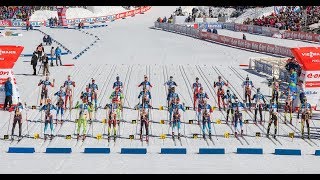 BIATHLON WOMEN MASS START 11032018 World Cup 7 Kontiolahti Finland [upl. by Nawek]