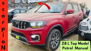 New Updated Scorpio N Z8L Petrol Manual  Mileage  Features  Price [upl. by Brittani]