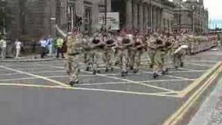 Black Watch marching in to town part 2 [upl. by Lesslie]