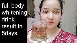 whitening drink only 3 ingredients  full body whitening drink  sitarayaseensana [upl. by Hamirak]