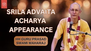 Srila Advaita Acharya Appearance day  HH Guru Prasad Swami Maharaj [upl. by Araldo]