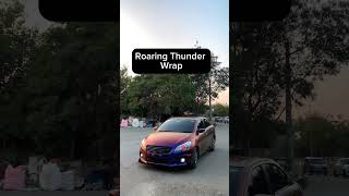 Maruti Ciaz Wrapped  Ciaz Modified  Roaring Thunder Wrap ModifiedCars ciaz2020 ciaz [upl. by Aicnom]