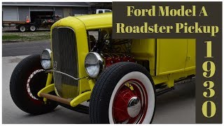 1930 Ford Model A Roadster Pickup  Traditional Hot Rod  Brookville Roadster Build  Flathead V8 [upl. by Carlen]