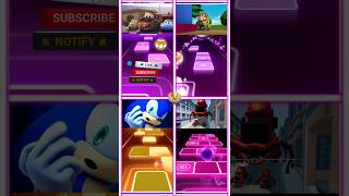 Lightning McQueen 🆚 Pawpatrol 🆚 Sonic 🆚 Eater Mcqueen Coffindance Tiles Hop EDM Rush Gameplayshort [upl. by Childers]