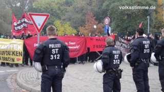 AntifaDemo in Salzwedel [upl. by Naujak]