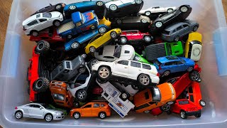 Box Full of Model Car SUVs Sedans Sports Cars Pickup Trucks Minivans and more [upl. by Xavler]