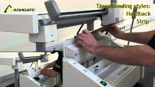 Fastbind Elite XT hot glue perfect binding system from Ashgate Automation Ltd [upl. by Hanae307]