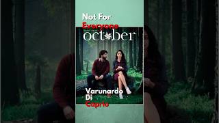 October Movie Review  Cinepious varundhawan ytshort 100dayschallenge cinepious shoojitsircar [upl. by Dazraf]