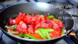 Cómo hacer fajitas vegetarianas  Recetas saludables [upl. by Tivad]