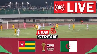 🔴LIVE Algeria vs Togo  Africa Cup of Nations Qualifiers 2026  Full Match Today [upl. by Rahcir968]