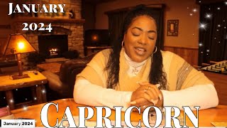 CAPRICORN  YOUR JANUARY 2024 PREDICTIONS A Message Meant to Reach You Right Now [upl. by Hterag505]