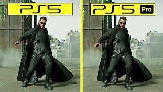 The Matrix Awakens PS5 Pro vs PS5  Can PS5 Pro handle this UE5 Tech Demo better than base PS5 [upl. by Lucio911]