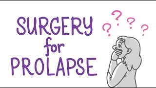 Surgery for Prolapse [upl. by Elsie767]