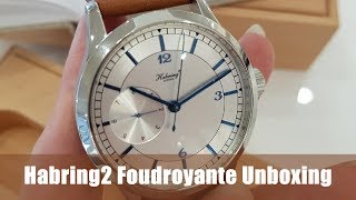 Habring2 Foudroyante watch  The unboxing [upl. by Vinni984]