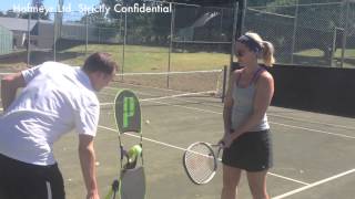 TopspinPro  Doublehand topspin backhand after using TopspinPro for 30 sec [upl. by Anahpets]