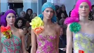 EMANUEL UNGARO Haute Couture Spring Summer 2001 Paris  Fashion Channel [upl. by Chan]