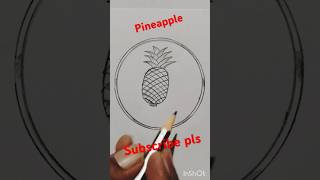 Pineapple drawing sorts drawing [upl. by Osric]