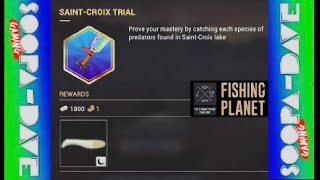 Fishing Planet SaintCroix Trial Mission Guide [upl. by Weisbart]