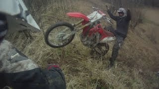 Enduro Krzeszowice 15042012 w deszczu [upl. by Essy503]