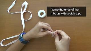 Diy Shoelace • Easy DIY using ribbon • Rika Aru [upl. by Annette]