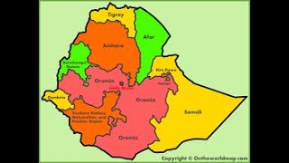 The ten regions and two city administration population in Ethiopia [upl. by Steady]