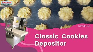 Awaken  Classic Cookies Depositor CDTWD16 with twist function to make cookies [upl. by Dixon770]