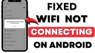 How to Fix WiFi Connection Issues on Android Phones 2024 Guide [upl. by Putscher181]