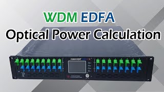 WDM EDFA Optical Power Calculation  Cable TV amp Internet Signal Mixing in Single Core using WDM EDFA [upl. by Cunningham818]