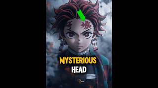 Tanjiro have Mysterious Forehead 😮  anime demonslayer shorts [upl. by Ayila]