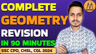 GEOMETRY COMPLETE REVISION  SSC CPO  CHSL CGL 2024  ABHISHEK RAI SIR  MATHS MANIA [upl. by Ordnazil]