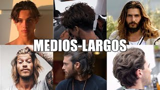 MEJORES CORTES de PELO MEDIO y LARGO para HOMBRE  MODA AESTHETIC 2022 [upl. by Ahselyt841]