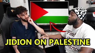 JiDion Talks to Palestinian About Palestine and What’s Happening in Gaza JiDion [upl. by Eedolem634]