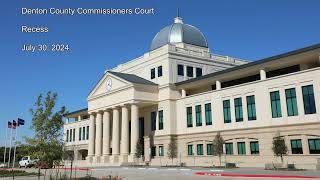 Denton County Commissioners Court [upl. by Averill]