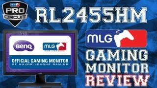 BENQ RL2455HM  MLG Gaming Monitor Review [upl. by Hilbert449]